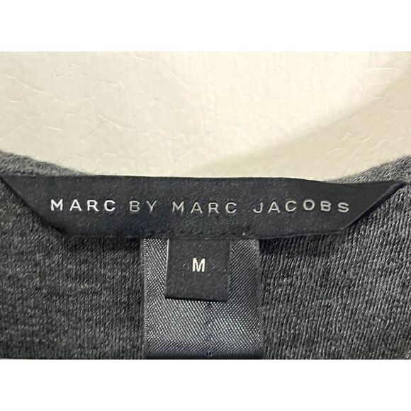 MARC BY MARC JACOBS Gray Ruffle T Shirt Tee Top Blouse   Women's Size Medium - Picture 4 of 7